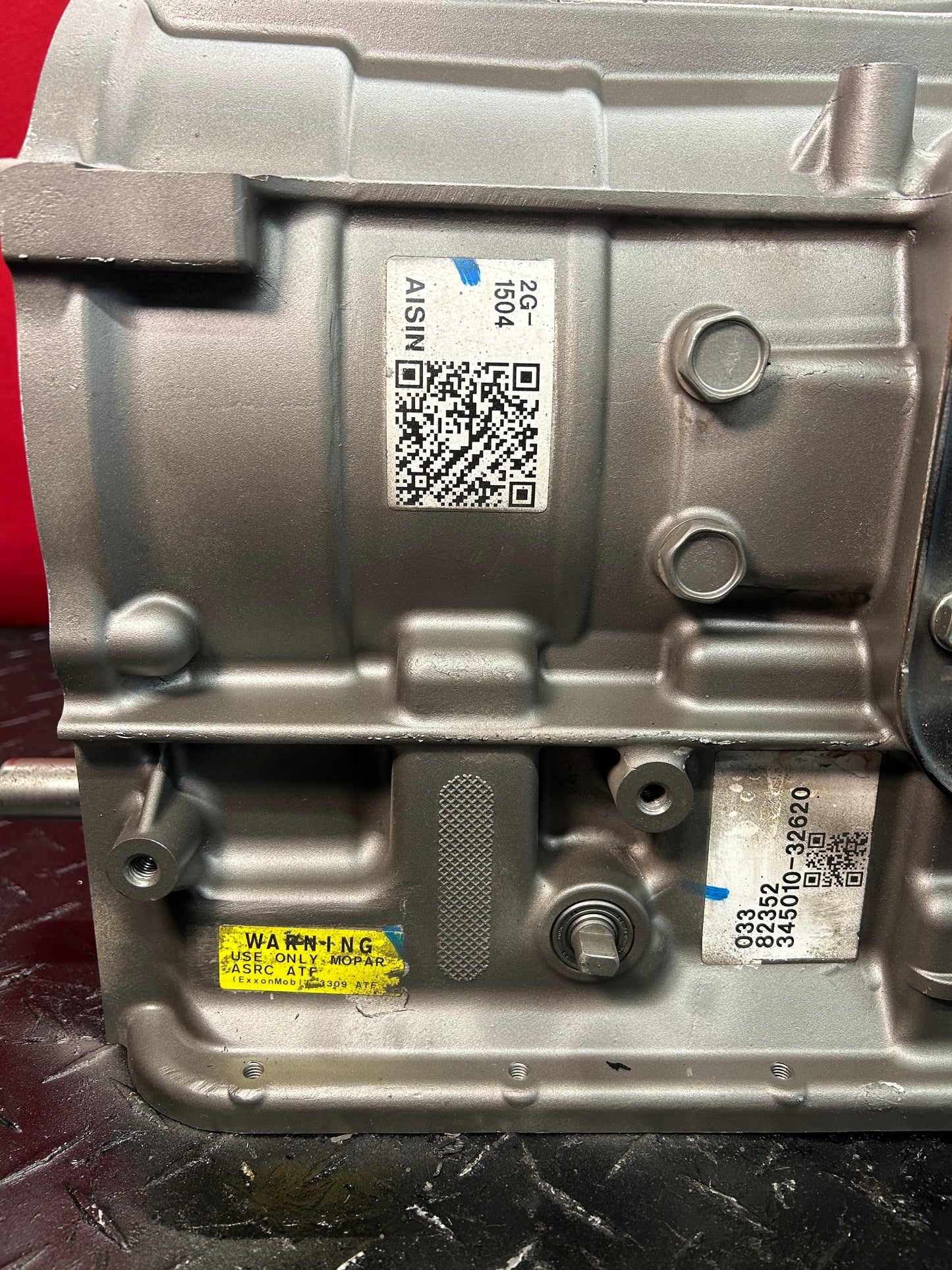 2013-UP DODGE AISIN AS69RC W/ ONE PTO (PASSENGER SIDE) TRANSMISSION CASE #32070