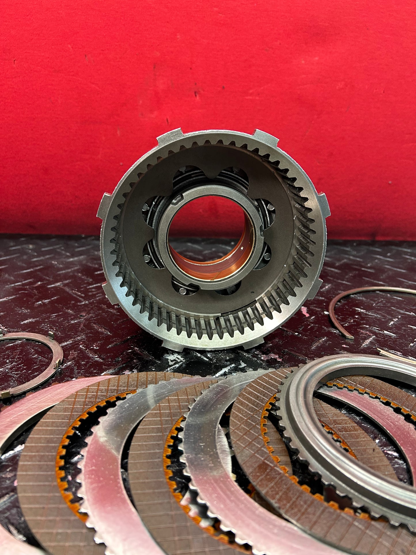 1983-1993 FORD AOD TRANSMISSION REVERSE DRUM WITH SPRAG (3-CLUTCH) WASHER TYPE