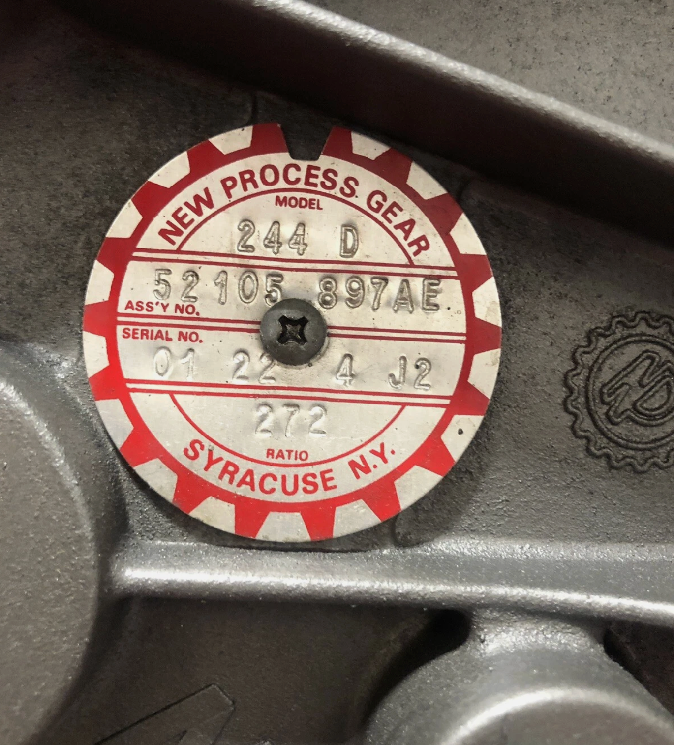 2004-UP DODGE DAKOTA 244D TRANSFER CASE, ASSEMBLY #: 52105897AE, 52823308AA